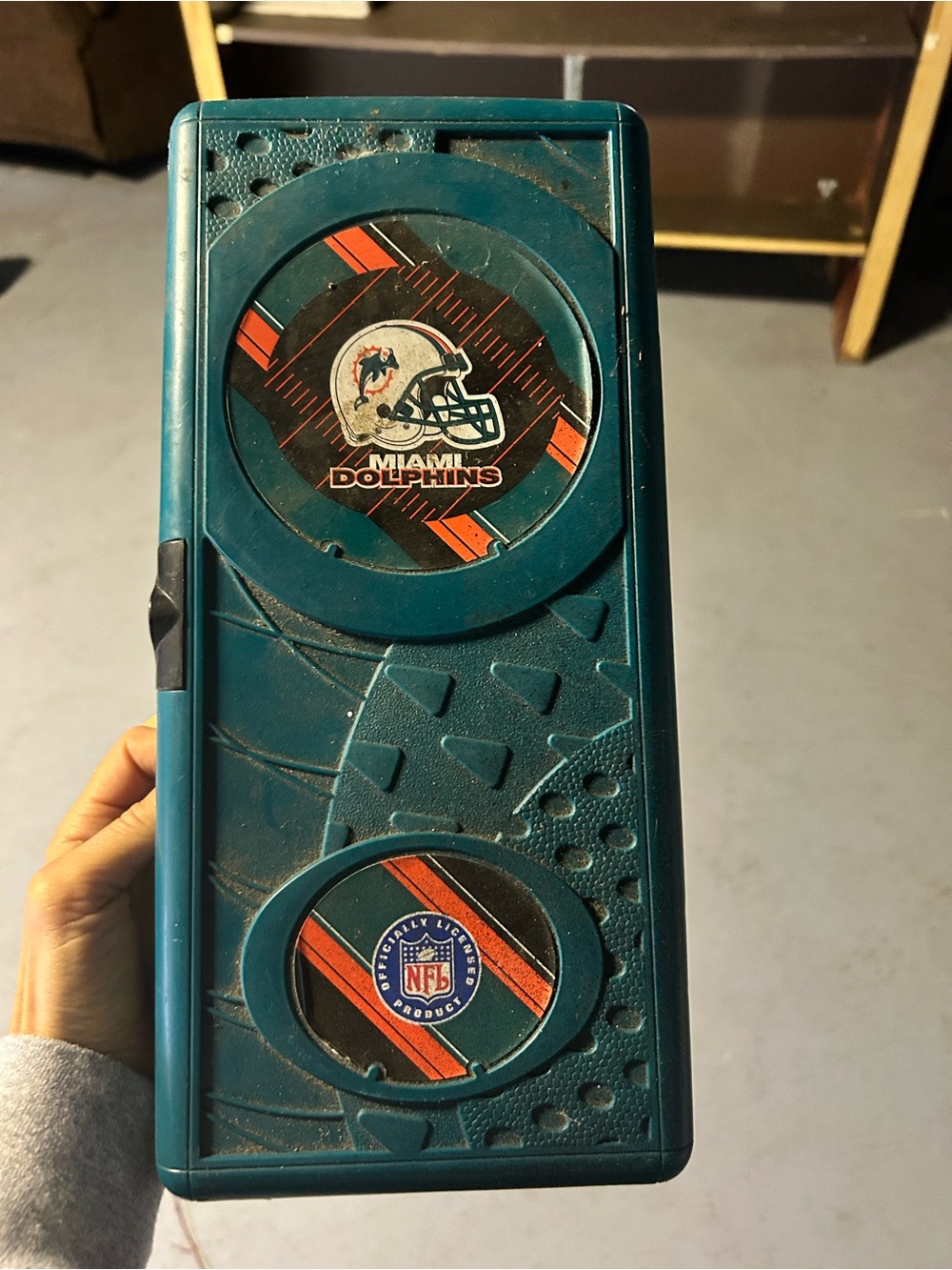 NFL Miami Dolphins mini locker storage